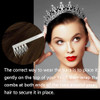 COCIDE Queen Tiaras and Crown with Comb for Women Silver Crystal Headband Rhinestones Princess Hairpiece for Girls Weddi