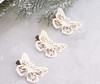 Ruwado 3 Pairs Butterfly Hair Clips Metal Gold Silver Vintage Retro Small Claw Hairpin Hair Styling Barrettes Accessorie