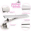 YGDZ Alligator Hair Clips 120pcs 217 Inch Silver Hair Clips Single Prong Flat Metal Hair Bow Alligator Clips for Bows Ma