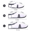 Kelendle 1 Pair Adjustable Waterproof PVC Barber Shoe Cover Folding Hair Stylist Shoes Protector Cover Hairdressing Foot