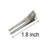 30 Pcs Hairdressing Double Prong Curl Clips 18 Curl Setting Section Hair Clips for Hair Bow Great Pin Curl Clip Styling