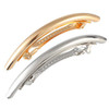 2Pcs Fashion Simple French Style Barrette Slim Thin Metal Hair Clip Barrette Hair Jewellery for Women Girl Teen Hair Sty