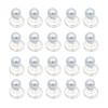 Vpang 20 Pcs Spiral Hair Pins Swirl Hair Twists Coils Hair Clips Wedding Bridal Star Pearl Metal Spiral Twist Hairpins H