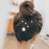 Vpang 20 Pcs Spiral Hair Pins Swirl Hair Twists Coils Hair Clips Wedding Bridal Star Pearl Metal Spiral Twist Hairpins H