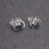 Vpang 12 Pcs Spiral Hair Pins Swirl Hair Twists Coils Hair Clips Wedding Bridal Rhinestone Pearl Metal Spiral Twist Hair