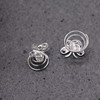 Vpang 12 Pcs Spiral Hair Pins Swirl Hair Twists Coils Hair Clips Wedding Bridal Rhinestone Pearl Metal Spiral Twist Hair