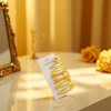 7 Pcs Yellow Sweet Flower Women Girl Barrette Bobby Pin Hairpin Hair Clips Decoration Elegant Gold Gifts Hair Clips Clip