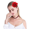 inSowni 9 Pack Big Rose Flower Hair Clips Brooch Pins Accessories for Women Girl Bridal 9PCS S2