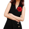inSowni 9 Pack Big Rose Flower Hair Clips Brooch Pins Accessories for Women Girl Bridal 9PCS S2