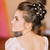 inSowni 128 Pack Silver Pearl Flower Rhinestone Crystal Bridal Wedding Hair Ushaped Hair PinsSpiral Twist Hair Clips Bar