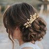 inSowni 26 Pack Gold Wedding Bridal Hair Side CombsU Shaped Hair Pins Clips Barrettes Leaf Flower Rhinestone Pearl Hair