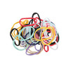 inSowni 50 Pack Super Soft Stretchy DIY Solid Nylon Headbands Baby Hair Bands One Size Fits All 10 Multicolor