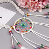 Fodattm Bohemian Handmade Dreamcatcher Feather Headband Headdress Fascinator Hippie Indian Style Feather Headpiece Hairb