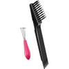 Boao 2 Pcs Hair Brush Cleaning Tool Set,2-in-1 Double Headed Hair Brush Comb,Metal Toothed Cleaner Dirt Remover, Portable Hairbrush Cleaner Tool for online at globaldelivered