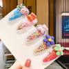 SUKPSY 10 Pcs Glitter Hair Clips for Girls Animal Fruit Flower Sparkle Transparent Hairpins Snap Barrettes Hair Accessor