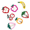 12 Pcs Cartoon Fruit Shape Snap Hair Clips No Slip Hair Snap Barrettes Hair Accessories for Women and Girls Random Patte