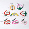 12 Pcs Cartoon Fruit Shape Snap Hair Clips No Slip Hair Snap Barrettes Hair Accessories for Women and Girls Random Patte