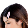 Mini Skater 6Pcs No Bend Hair Clip Makeup Pin Curl Clips No Crease Hair Clip for Hairstyle Bangs Waves Styling Hair Salo
