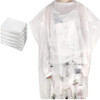 100 Pcs Disposable Hair Salon Capes51x36 inch Waterproof Shampoo Barber Hair Cutting Cape for Barbershop and Salon Haird