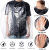 100 Pcs Disposable Hair Salon Capes51x36 inch Waterproof Shampoo Barber Hair Cutting Cape for Barbershop and Salon Haird