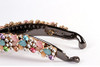 Ruihfas Crystal Rhinestone Hair Banana Clip Claw Barrette Hairpin for Women Hair Jewelry Accessories Colorful
