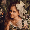 TUTULAND Hair Clips for Girls Adorable Tulle Girls Hair Bows with Alligator Clips Toddler Hair Accessories for Wedding B
