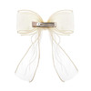 TUTULAND Hair Clips for Girls Adorable Tulle Girls Hair Bows with Alligator Clips Toddler Hair Accessories for Wedding B
