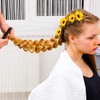 18 Pieces Sunflower Headband Wreath Sunflower Crown Hippie and Sunflower Hair Clips Sunflower Hairpins for Women Girls W