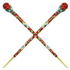 Fashion Lifestyle 2 Count Hair Decor Chinese Traditional Style Hair Sticks Shawl Pins Picks Pics Forks for Women Girls H
