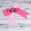 Cheerleading Bow Jumbo Cheer Bows 12 Pcs 7 Inch Ponytail Holder Cheerleader Bows Hair Tie PinkHot Pink