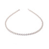 Aysekone 2 Pack Simple Design Imitation Pearl Headband Lady Full Pearl Bead Fashion Stylish Headband Wedding Party Brida