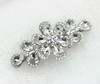 Faship Gorgeous Clear Rhinestone Crystal Floral Hair Barrette Clip