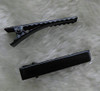 Chenkou Craft 45mm Black Metal Alligator Hair Clip Pin 50pcs