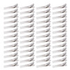Hedume 300 Pack Double Prong Clips Hairdressing Curl Setting Section Hair Clips 18 Metal Clips for Hair Salon Barber DIY