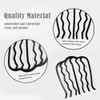 4 Pcs Hair Fork Clip Metal Hair Side Combs Bun Updo Hair Sticks French Twist Hair Tool Bun Hair Pins Clips Grips for Wom