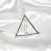 Yheakne Boho Triangle Hair Clip Barrette Metal Silver Geometry Hairpin Minimalist Hair Holder Modern Hair Accessories fo