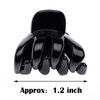 Cobahom 12 Pack Small Hair Claw Clips 12 Inch Plastic Hair Clips for Thin Hair NoSlip Mini Hair Clips Hair Styling Acces