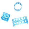 Tbestmax 200 pcs Dreadlocks Beads Hair Braid RingsClips Hair Cuffs DecorationAccessories Colorful