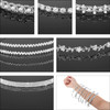 6 Pieces Rhinestones Wedding Headbands Crystal Flower Girl Leaves Crown Headband Tiara Womens Faux Pearl Rhinestones Pri