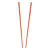 Set of 2 Hair Sticks with 3 Diamonds Chopsticks Orange