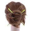 Set of Wooden Hair Sticks With Chinese Dragon Chopsticks Green