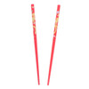 Set of Wooden Hair Sticks With Chinese Dragon Chopsticks Red Medium