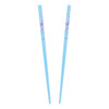 Set of Two Wooden Hair Sticks With Flowers Hair Pin Chopsticks for Women 7 inches Long Light Blue