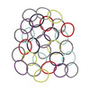 Goody Womens Ouchless Braided Elastics Neon Tribal 30 CT