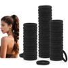 Dreamlover Hair Ties for Thick Hair Hair Bands for Womens Hair Ponytail Holders Ouchless Black Hair Ties for Girls No Da