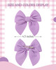 doboi 10PCS Baby Girls Hair Clips Bows Waffle Fable Hair Bows for Girls Hair Accessories for Baby Toddlers Kids 45 Inche