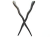 Myhsmooth Zzbgcharming 2 Count Hair Sticks Natural Ebony Black Sandalwood Handmade Carved Hair Clip Shawl Hair Pins Pack