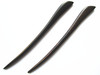 Myhsmooth Zzbsbt 2 Count Hair Sticks Natural Black Sandalwood Handmade Carved Hair Clip Shawl Hair Pins Pack of 2 Pcs
