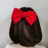 6 Pack Solid Color 52 Bow Clips Women Hair Barrettes Hair Accessories