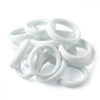 XIMA 60pcs Nylon Elastic Hair Ties Hair Ties Bands Rope No Crease Elastic Fabric Large Stretch Ouchless Ponytail Holders